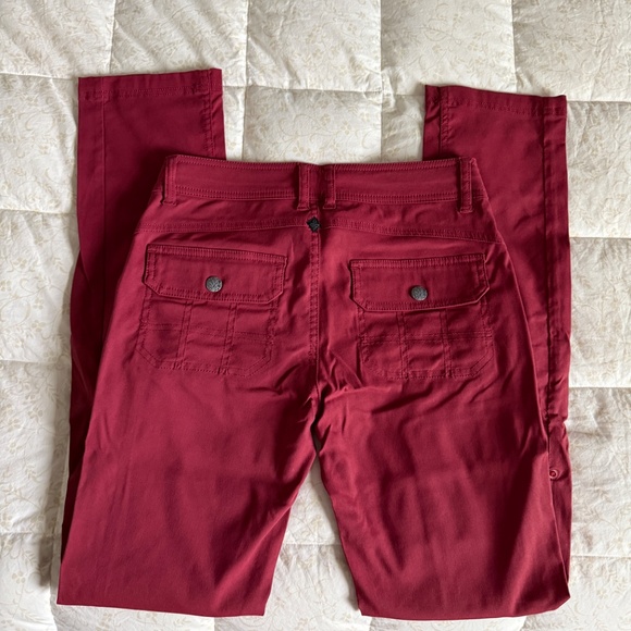 Prana Halle Pants in Red (Size 4 Tall) - Picture 6 of 10